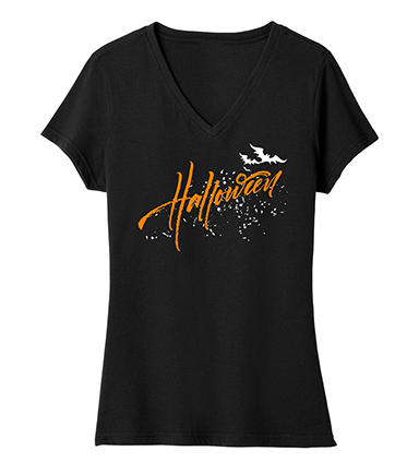 Batty for Halloween - Ladies Graphic Tee