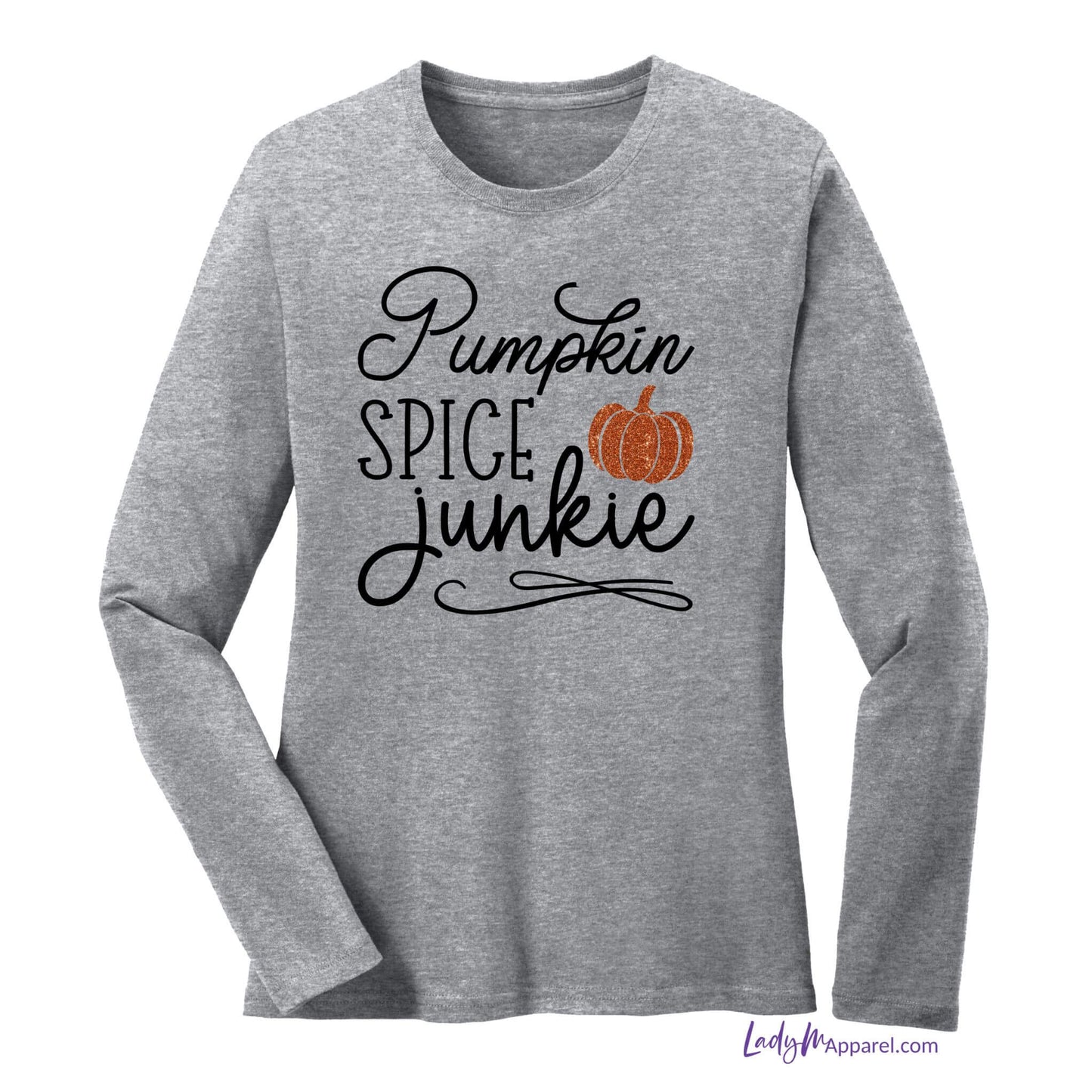 Pumpkin Spice Junkie Long Sleeve Tee | Fall Graphic Shirt