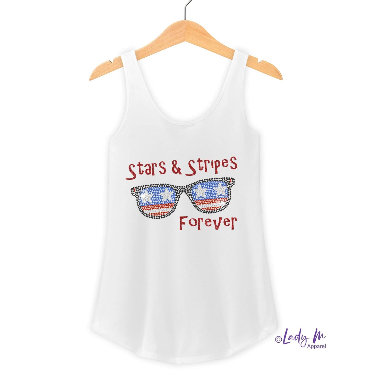 Bling Patriotic Tank Top