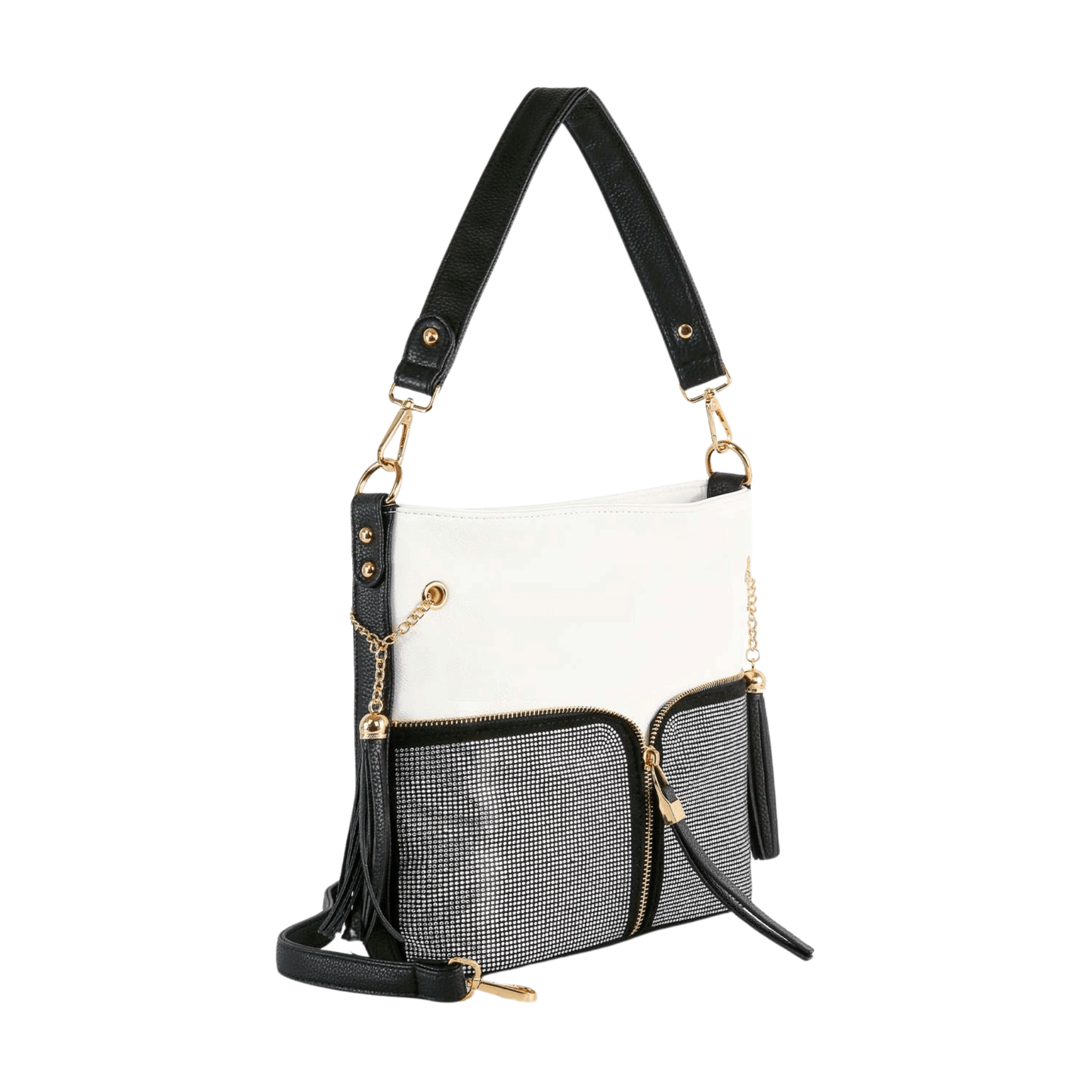 Rhinestone Hobo Handbag