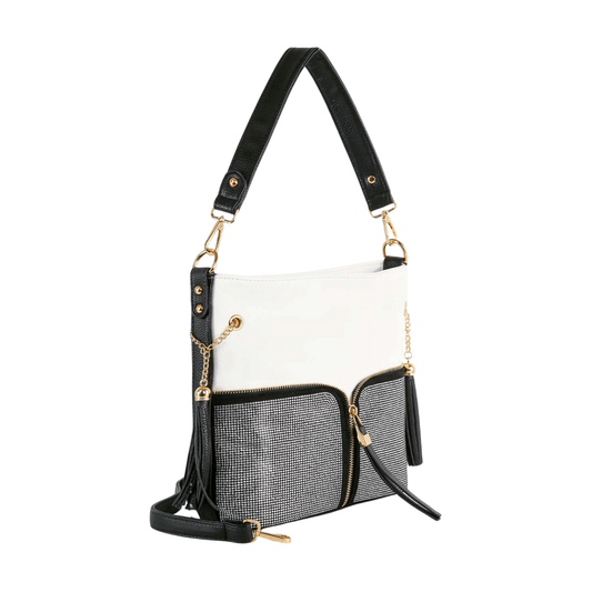 Rhinestone Hobo Handbag
