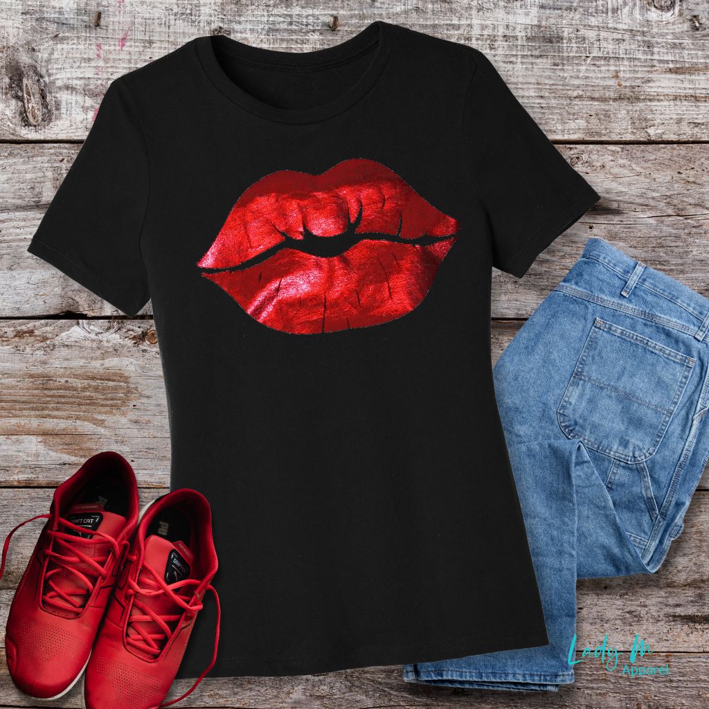 Red Lips - Ladies SS Graphic Tee