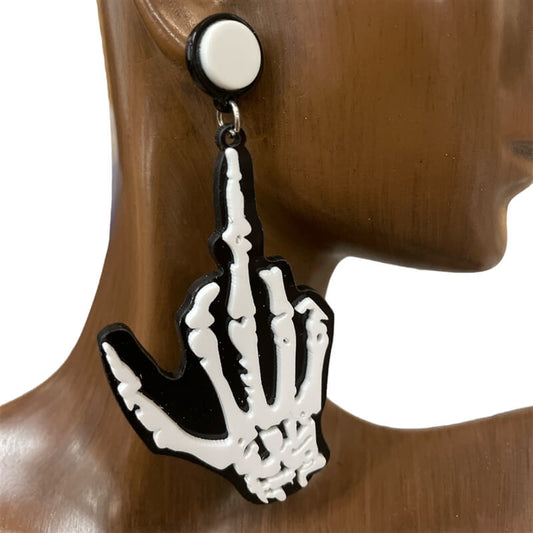 Skeleton Hand Earrings