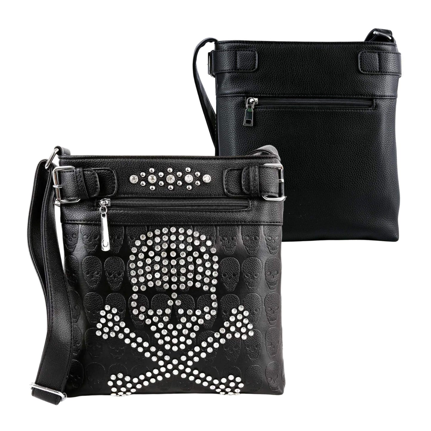 A skull crossbody with serious attitude