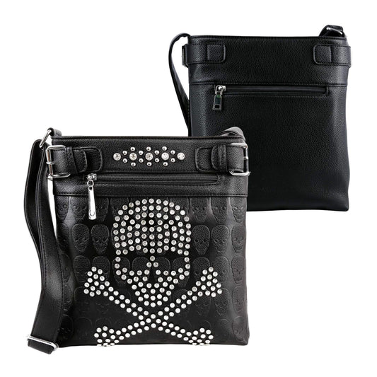 A skull crossbody with serious attitude